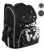 РАНЕЦ С ЭРГОНОМИЧНОЙ СПИНКОЙ GRIZZLY RAm-584-7 /1 С МЕШКОМ ДЛЯ СМЕННОЙ ОБУВИ 33*25*13СМ