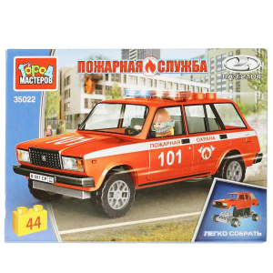 КОНСТРУКТОР ГОРОД LADA-2104 "ПОЖАРНАЯ СЛУЖБА" 44ЭЛ