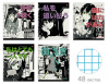 ТЕТРАДЬ 48Л КЛЕТКА "MANGA ANIME.CITY"