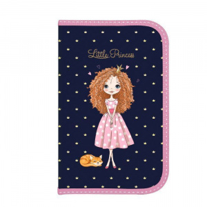 ПЕНАЛ ОДНОСЕКЦИОННЫЙ "LITTLE PRINCESS" 19*11,5 СМ