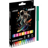 ФЛОМАСТЕРЫ "COSMIC" 12ЦВ