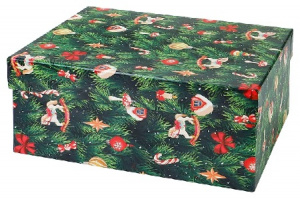 КОРОБКА ДЛЯ УПАКОВКИ ПОДАРКА ПРЯМОУГ 19*12*6,5СМ MILAND
