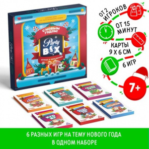 ИГРА НОВОГОДНЯЯ "ИГРАЙ И ОБЪЯСНЯЙ 6 В 1" 7+