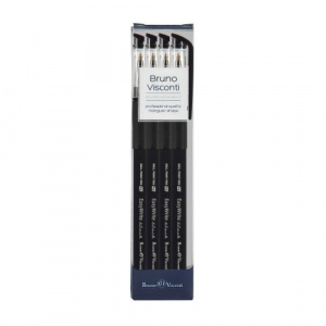 НАБОР ШАРИКОВЫХ РУЧЕК BV "EASY WRITE.BLACK" 4ШТ/У ЧЕРНАЯ