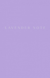 ЗАПИСНАЯ КНИГА "WTJ_INSPIRATION LAVENDER NOTE"