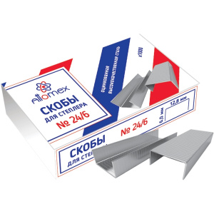 СКОБЫ 24/6 1000Ш/У ATTOMEX