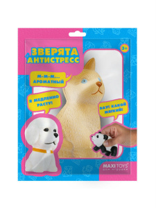 ИГРУШКА АНТИСТРЕСС СКВИШ "ДОМАШНЯЯ КОШКА" 10СМ