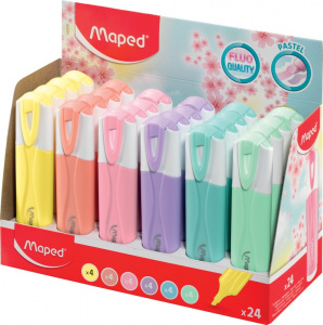 МАРКЕР ТЕКСТОВЫДЕЛИТЕЛЬ  MAPED FLUO PEP'S CLASSIC АССОРТИ (5ММ) 1ШТ