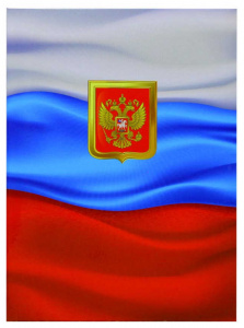 ПАПКА АДРЕСНАЯ А4 ЛАМИНИРОВАННАЯ "ФЛАГ" 