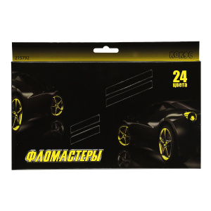 ФЛОМАСТЕPЫ "SPEED RACING" 24 ЦВ СМЫВАЕМЫЕ