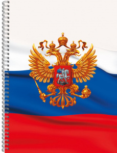 ТЕТРАДЬ 120Л ЛИНИЯ А4 LISTOFF "РОССИЯ"