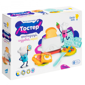 НАБОР ДЛЯ ТВОРЧЕСТВА GENIO KIDS ТОСТЕР ИЗ ТЕСТА
