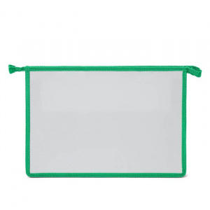 ПАПКА ДЛЯ ТЕТРАДЕЙ НА МОЛНИИ А4 "ЗЕЛЕНАЯ'' ПЛАСТИК 32,5*23*10СМ