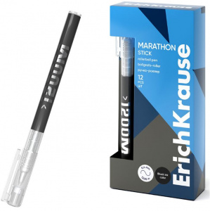 РУЧКА КАПИЛЛЯРНАЯ ERICH KRAUSE MARATHON STICK 0.5ММ ЧЕРНАЯ