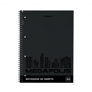 ТЕТРАДЬ 80Л КЛЕТКА А4 "MEGAPOLIS"