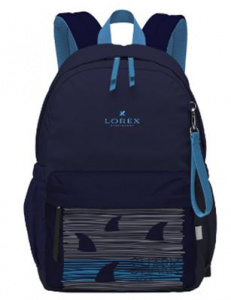РЮКЗАК МОЛОДЕЖНЫЙ "LOREX ERGONOMIC M12 SHARK IN DARK"