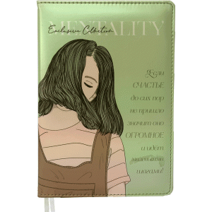 ЕЖЕДНЕВНИК A5 deVENTE160Л 145X205ММ MENTALITY ФИСТАШКОВЫЙ
