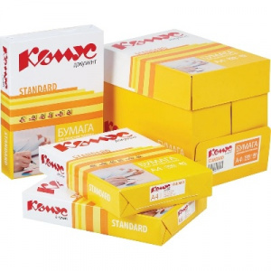 БУМАГА ОФИСНАЯ А4 КОМУС ДОКУМЕНТ STANDARD 500Л 80Г/М² класс С