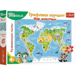 ПАЗЛЫ ТРЕФЛИКИ ИЗУЧАЮТ МИР ЖИВОТНЫХ 48ЭЛ