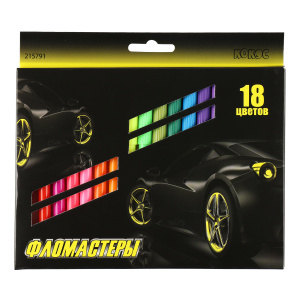 ФЛОМАСТЕPЫ "SPEED RACING" 18 ЦВ СМЫВАЕМЫЕ