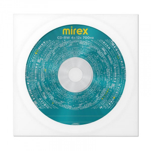 ДИСК CD-RW MIREX BRAND 700МB 4X-12Х КОНВЕРТ