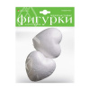 ФИГУРЫ ИЗ ПЕНОПЛАСТА "СЕРДЕЧКИ" D=100ММ 2ШТ