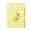 РАЗДЕЛИТЕЛЬ ДЛЯ ТЕТРАДИ А5 4Л "AVOCADO STYLE"