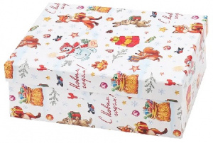 КОРОБКА ДЛЯ УПАКОВКИ ПОДАРКА ПРЯМОУГ 19*12*6,5СМ MILAND