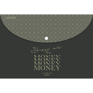 ПАПКА НА КНОПКЕ А4 150МКМ "SHOW ME THE MONEY"