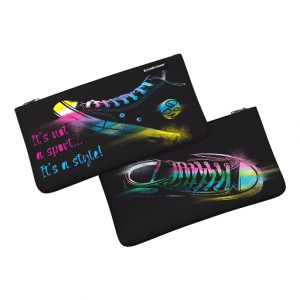 ПЕНАЛ МЯГКИЙ ПЛОСКИЙ "SNEAKERS" 22*12СМ