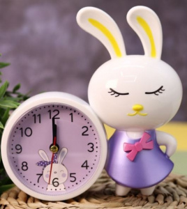 ЧАСЫ БУДИЛЬНИК "BUNNY BUZZ" PURPLE