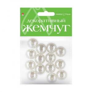 БУСИНЫ HOBBY TIME ПОД ЖЕМЧУГ 16ММ