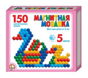МОЗАИКА МАГНИТНАЯ ШЕСТИГРАННАЯ 150 ЭЛ