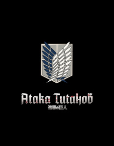 ПАПКА НА КОЛЬЦАХ А5 2К  АТАКА ТИТАНОВ