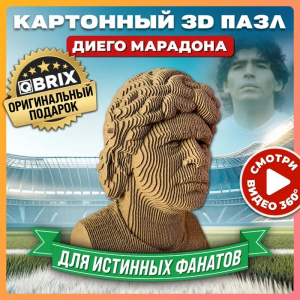 КОНСТРУКТОР КАРТОННЫЙ 3D ДИЕГО МАРАДОНА