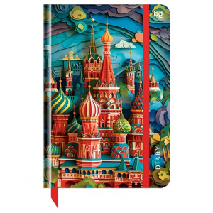 ЕЖЕДНЕВНИК А5 136Л "МОСКВА" 