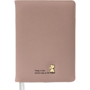 ЕЖЕДНЕВНИК A5 deVENTE 160Л 145X205ММ "BE HAPPY" РОЗОВЫЙ