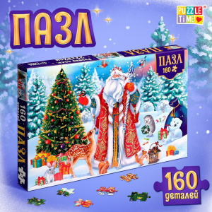 ПАЗЛЫ 160 ЭЛЕМЕНТОВ "ЧУДЕСНЫЙ НОВЫЙ ГОД"