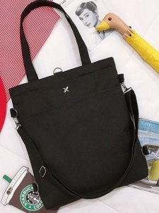 СУМКА-ШОППЕР "TOUT BAG OUTBOUNDS TOTAL BLACK" 40*45СМ