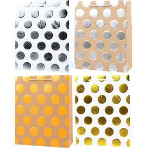 ПАКЕТ ПОДАРОЧНЫЙ "POLKA DOTS" 26*32*10 СМ 