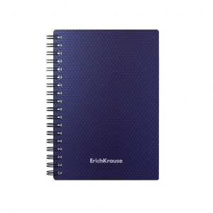 ЗАПИСНАЯ КНИГА А6 80Л "TOTAL BLUE" С ПЛАСТИКОВОЙ ОБЛОЖКОЙ