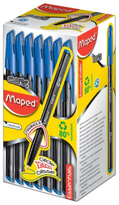 РУЧКА ШАРИКОВАЯ MAPED "GREEN DARK" 0,6ММ СИНЯЯ