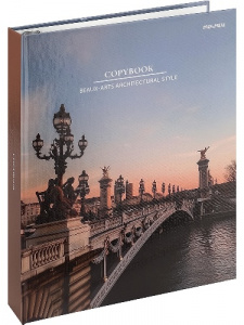 ТЕТРАДЬ НА КОЛЬЦАХ 80Л КЛЕТКА А5 "КРАСИВЫЙ МОСТ" 