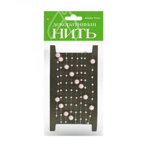НИТЬ ДЕКОРАТИВНАЯ ЖЕМЧУЖИНКИ HOBBY TIME 2М 