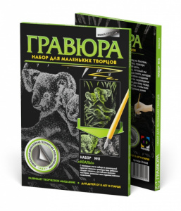 НАБОР ДЛЯ ТВОРЧЕСТВА ГРАВЮРА 22*15СМ