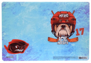 ПОКРЫТИЕ НА СТОЛ А3 "ICE HOCKEY" ПЛАСТИК 43*29СМ