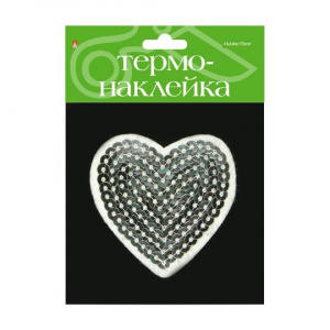 ТЕРМОНАКЛЕЙКА HOBBY TIME СЕРДЦЕ 6*5,5СМ