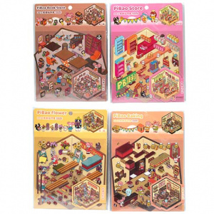 НАКЛЕЙКИ 3D ROOM BOX "МАГАЗИН"