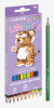 КАРАНДАШИ ЦВЕТНЫЕ "TEDDY BEAR" 18 ЦВ