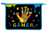 ПАПКА ДЛЯ ТЕТРАДЕЙ НА МОЛНИИ А4 "OLD GAMER" ПЛАСТИК 34*24,5*4СМ